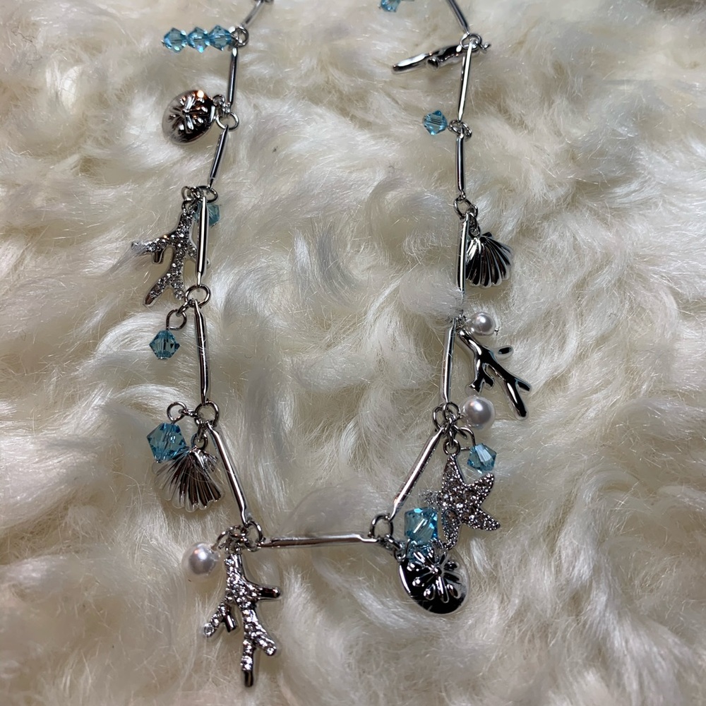 Touchstone Crystal “Summer Seas Necklace” - Picture 3 of 7